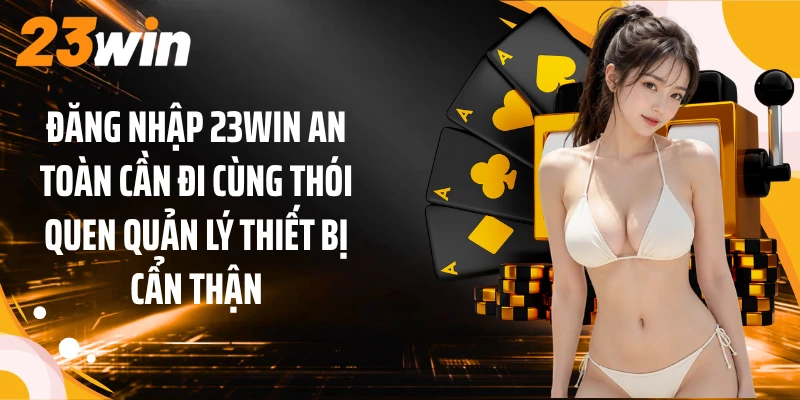 Đăng nhập 23WIN an toàn cần đi cùng thói quen quản lý thiết bị cẩn thận