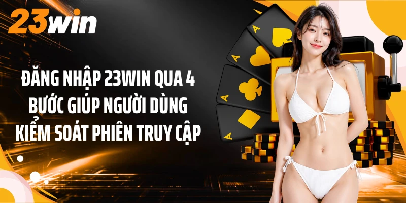 Đăng nhập 23WIN qua 4 bước giúp người dùng kiểm soát phiên truy cập