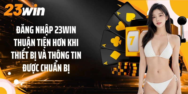 Đăng nhập 23WIN thuận tiện hơn khi thiết bị và thông tin được chuẩn bị