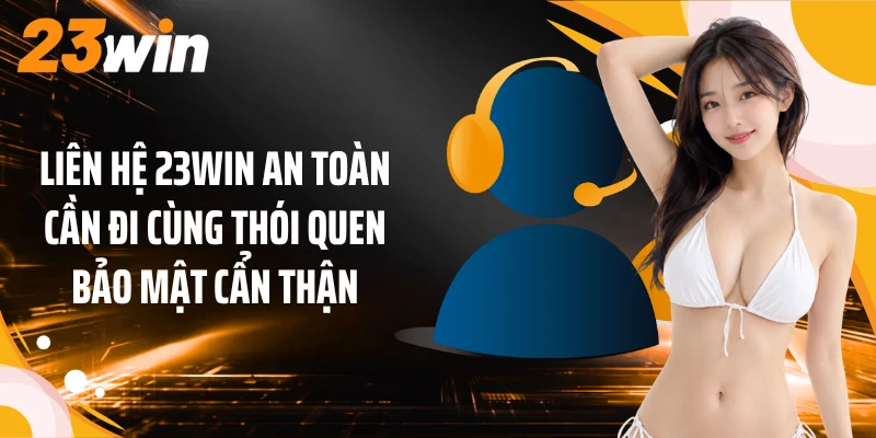 Liên hệ 23WIN an toàn cần đi cùng thói quen bảo mật cẩn thận