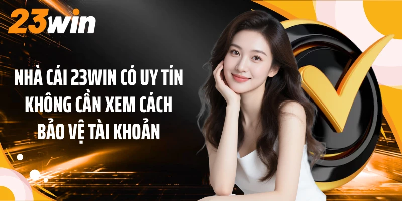 Nhà cái 23WIN có uy tín không cần xem cách bảo vệ tài khoản